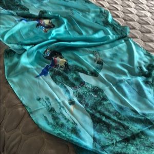 100% silk scarf